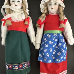 Vintage German Porcelain Dolls