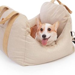 Dog Car Seat, Puppy Booster Seat, Travel Carrier Bed for Small and Medium Pets