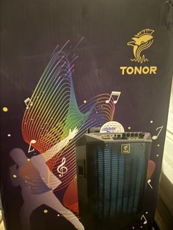 TONOR PA System Portable Bluetooth Singing Speaker with Dual Wireless Microphones Microfono, Disco Ball for Home Karaoke, Party, Class and Church K20