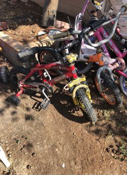 Little kids bikes $15 each good condition
