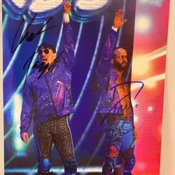 Autographed AEW Best Friends Chuck Taylor Trent Baretta 8x10 Photo