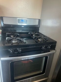 Whirlpool stainless steel stove