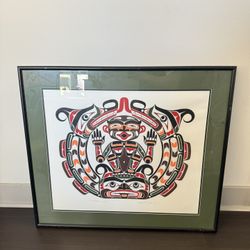 Signed Framed Native American Art