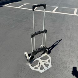 WESCO Folding Hand Trucks Dolly - Aluminum/Poly Superlite 175 lb