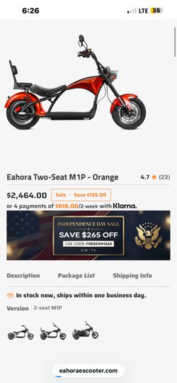 Electric chopper bike