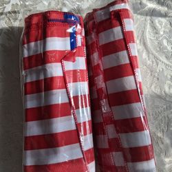 2 Pack U.S. American Hand Held Flags