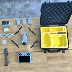 DJI Mine 3 Fly More W/3 Extended Flight Batteries, Hard Case, Rapid Charger, Lanyard