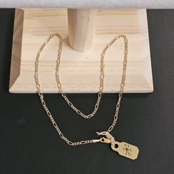 14k Gold Necklace 16 Inch