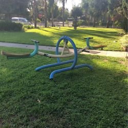 Very sturdy metal Teeter totter