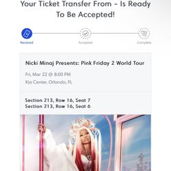 Nicki Manaj Concert Tickets