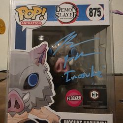 Autographed Inosuke Funko Pop