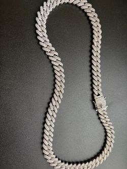 20” Moissanite Cuban