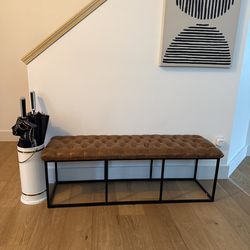 Cute entry bench