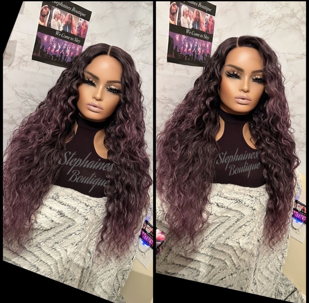 Human Hair Blended Lace Front Wig