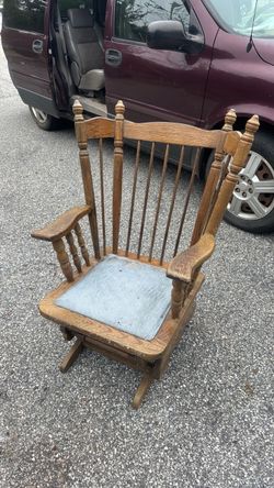 rocking chair, Oak