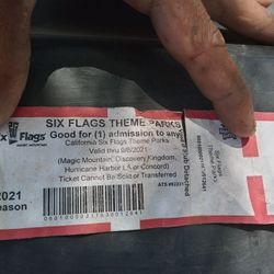 Six Flags Ticket 