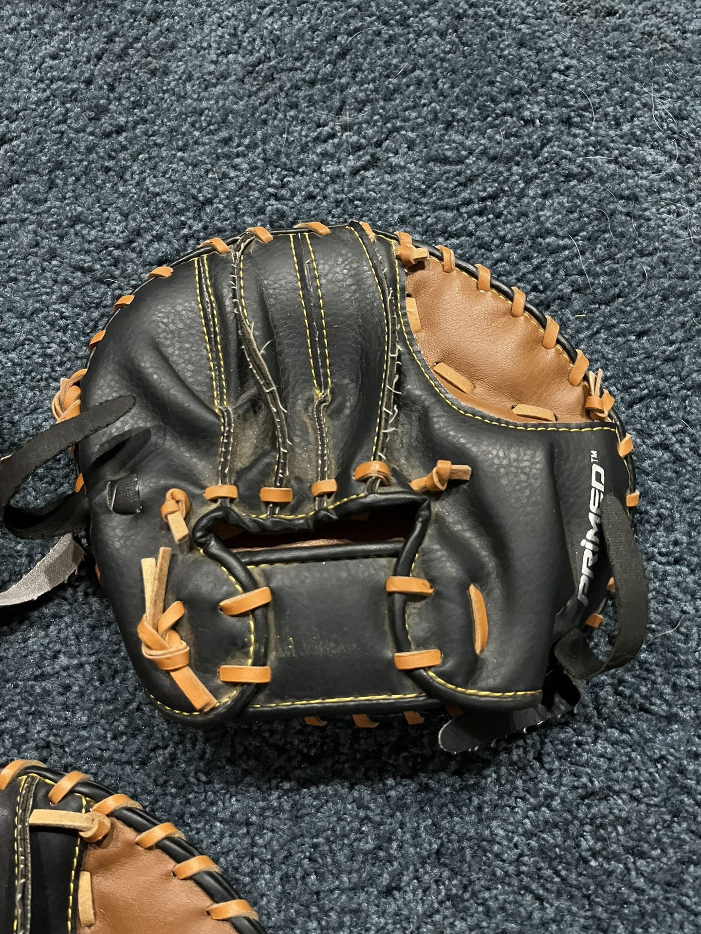 (3) PRIMED Infield Training Gloves lot of 3 | Right Handed Throw
