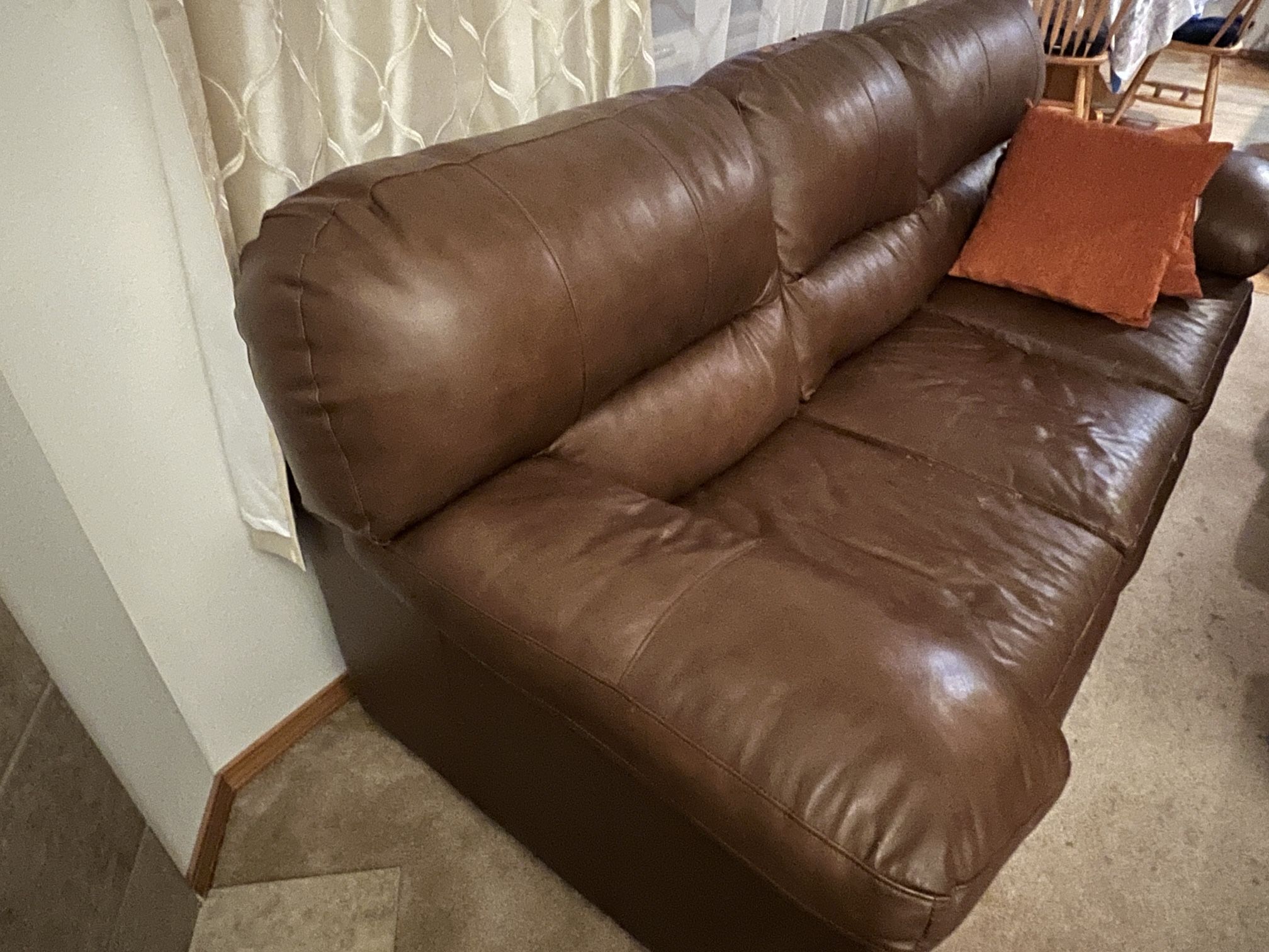 Leather Sofa 