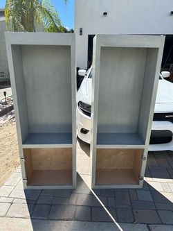 Bathroom cabinets/ new / unfinished