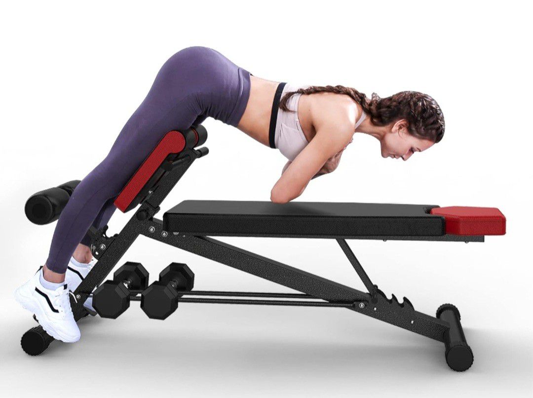 Multi-Functional Adjustable Weight Bench for Total Body Workout

