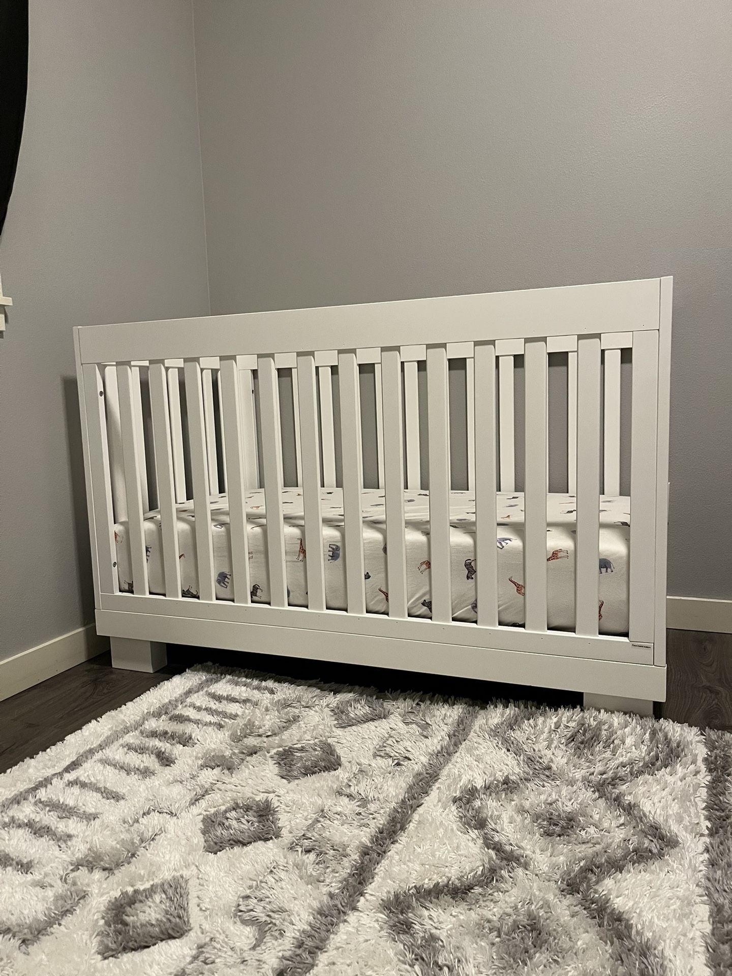 Babyletto Modo 3-in-1 Convertible Crib with Toddler Bed Conversion Kit