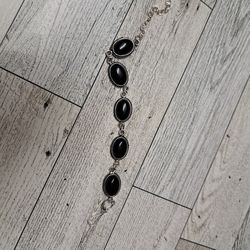 Onix Silver Bracelet 