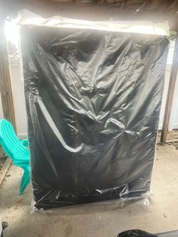 Mattress in Plastic Wrap box
