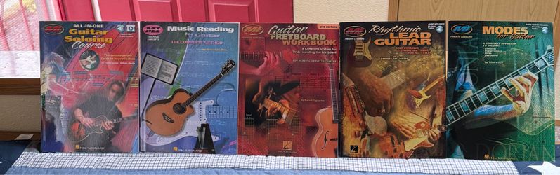 Self Teach Guitar Method 5 books
