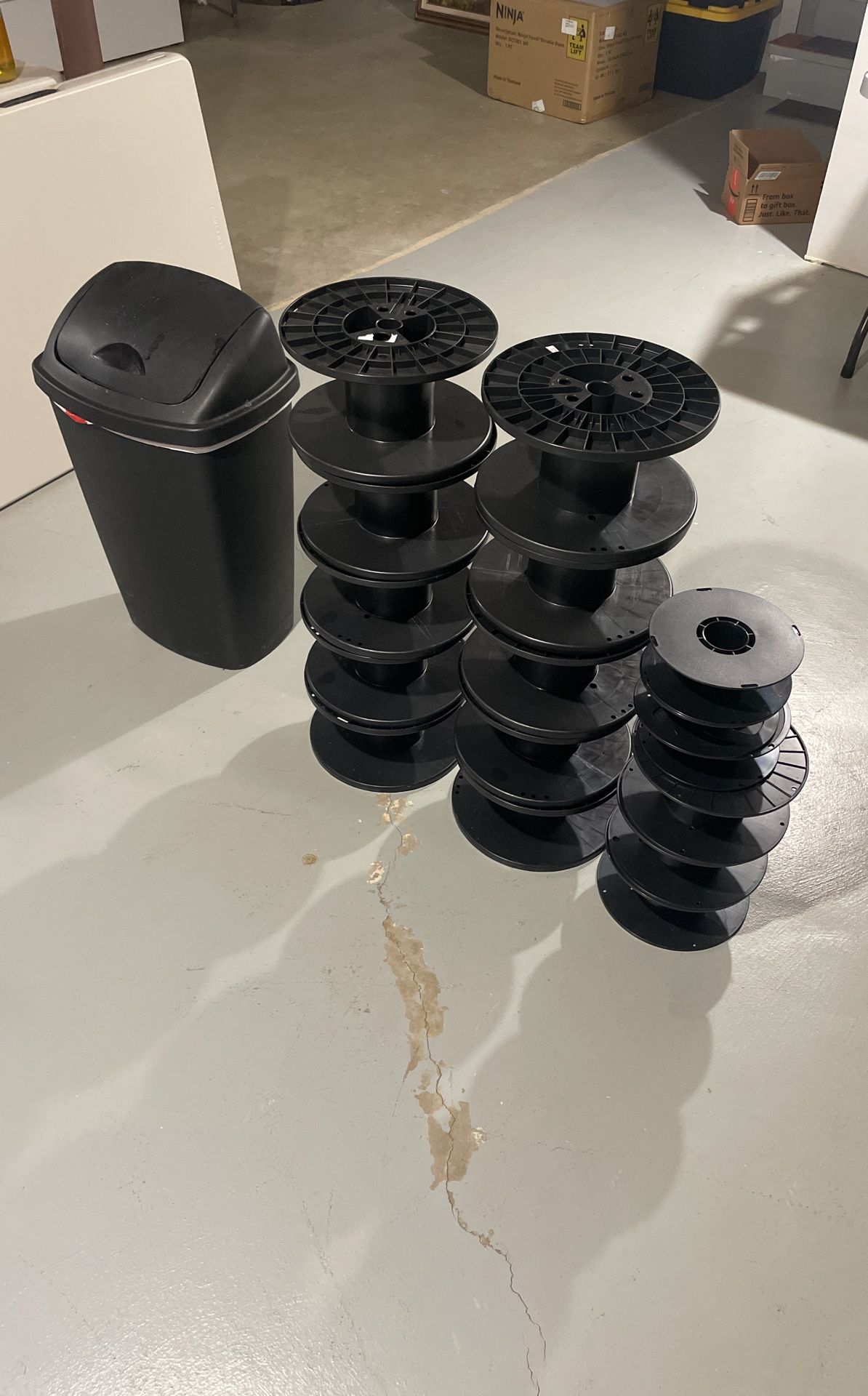 Several Large Spools
