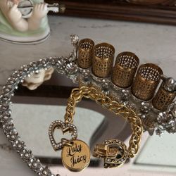 Y2K Juicy Couture "Lady Juicy" Charm Bracelet