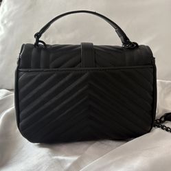 Matte Black College Medium Purse