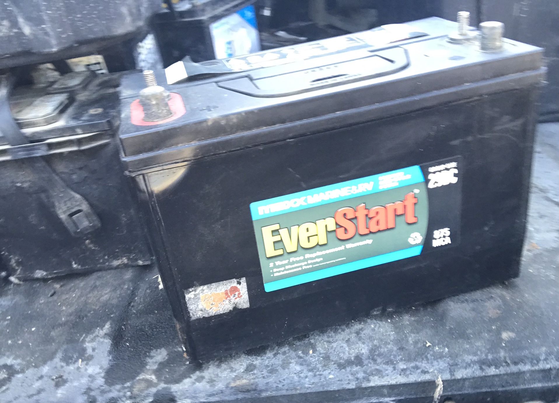 😱😱😎🤙🏽 CHEAP/ Used EverStart Maxx Marine Battery, Group Size 29DC 12 Volt, 845 CCA