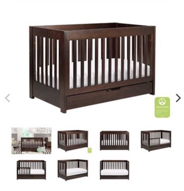 Babyletto Mercer 3 In 1 Convertible Crib W Toddler Bed Kit