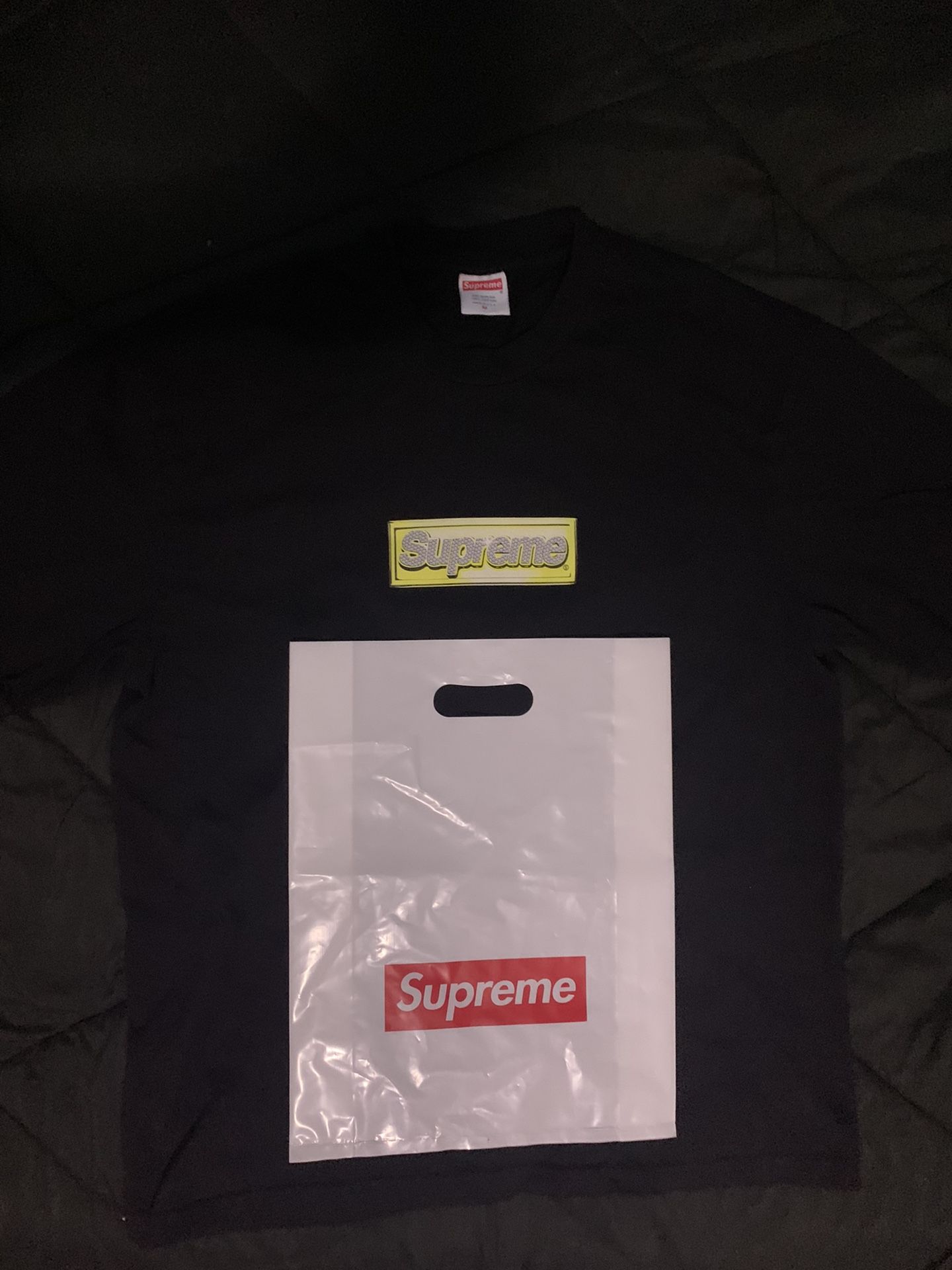 Suprem Bling Box Logo Tee Medium