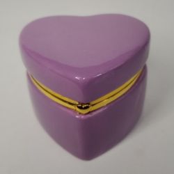 Heart Trinket Boxes  3 X 3 X 2.5   