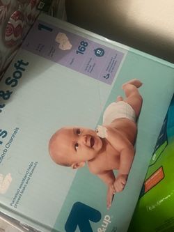 Size 1 baby diapers