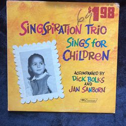 SingSpiration Trio Sings For Children 
