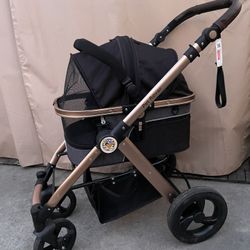 HPZ™ PET ROVER PRIME Luxury 3-In-1 Stroller For Pets!