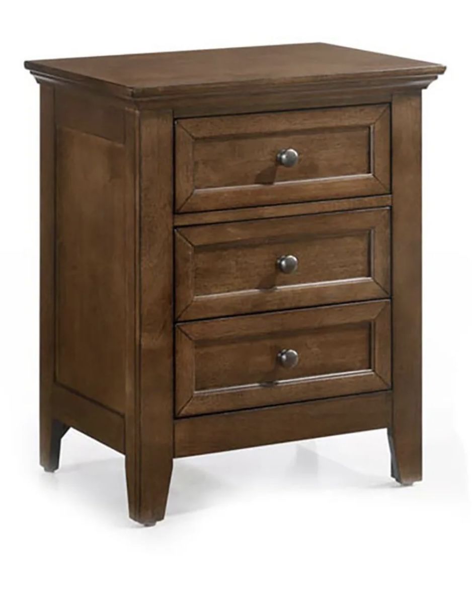 Beautiful Wooden 3-drawer Nightstand  
