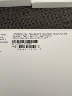 Apple Watch Series 10 42mm Rose Gold GPS