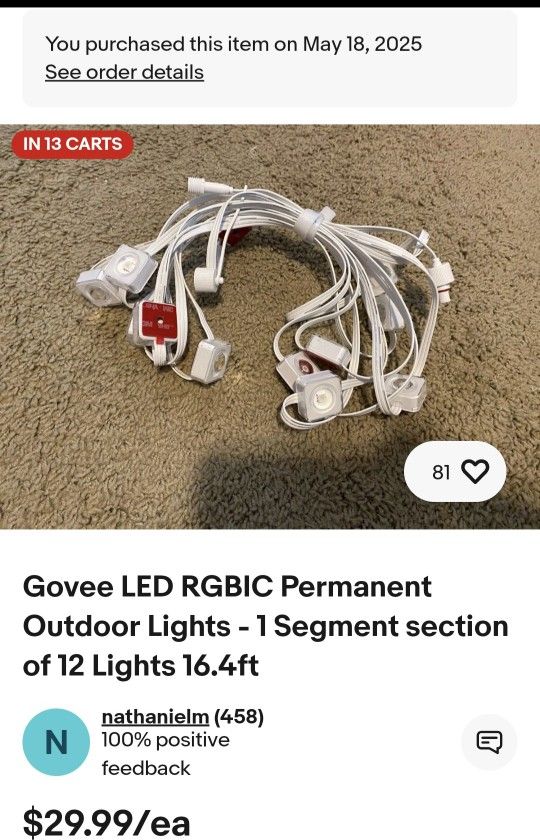 Govee Outdoor Light Segments
