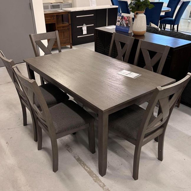 Caitbrook 7 Pcs Dinings Tables Sets 6 Chairs 
