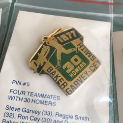 Dodger pins 76