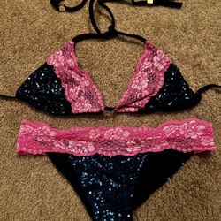 Beach Bunny Navy Bikini Set