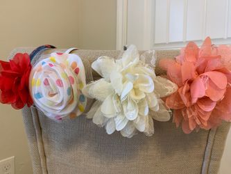 7 flower headbands