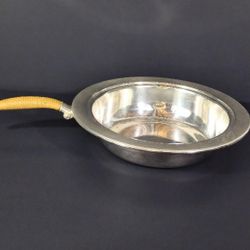 Rare Rodgers bros FLAIR Silver rattan chafing dish