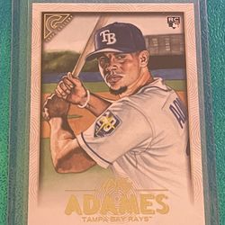 2018 Willy Adames RC Rookie Topps Gallery Baseball #66  Tampa Bay Rays