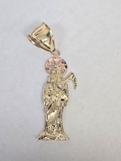 14kt Gold Grim Reaper Charm