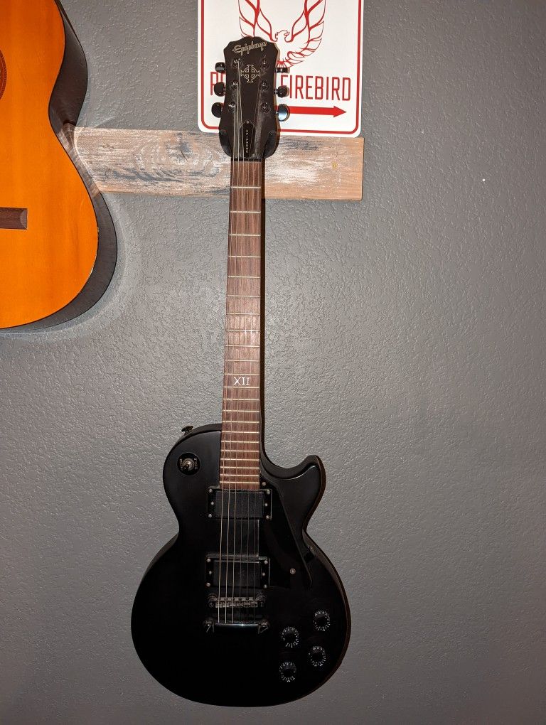 Epiphone Goth Les Paul Electric Guitar