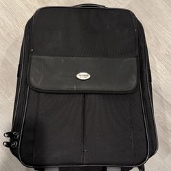 Toshiba Black Rolling Laptop Bag